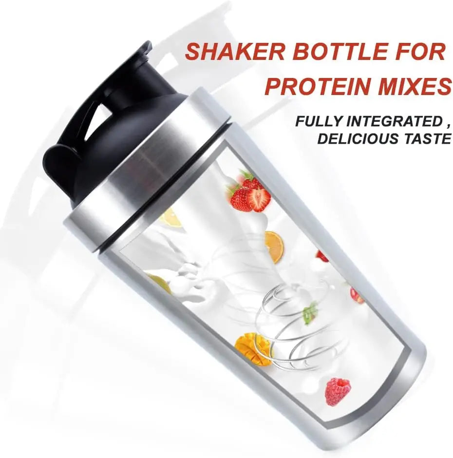 500/750ml Stainless Steel Protein Powder Shaker Bottle Leak Proof