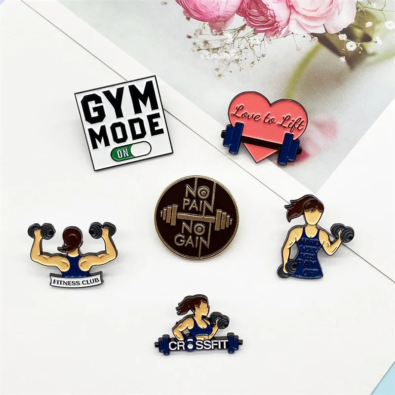 Creative Sports Fitness Around Girls Anti-dumbbell Design Alloy Enamel