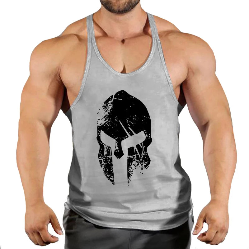 New Hot Sale Mens Printed Tank Top Breathable Cool Vest Running Shirt