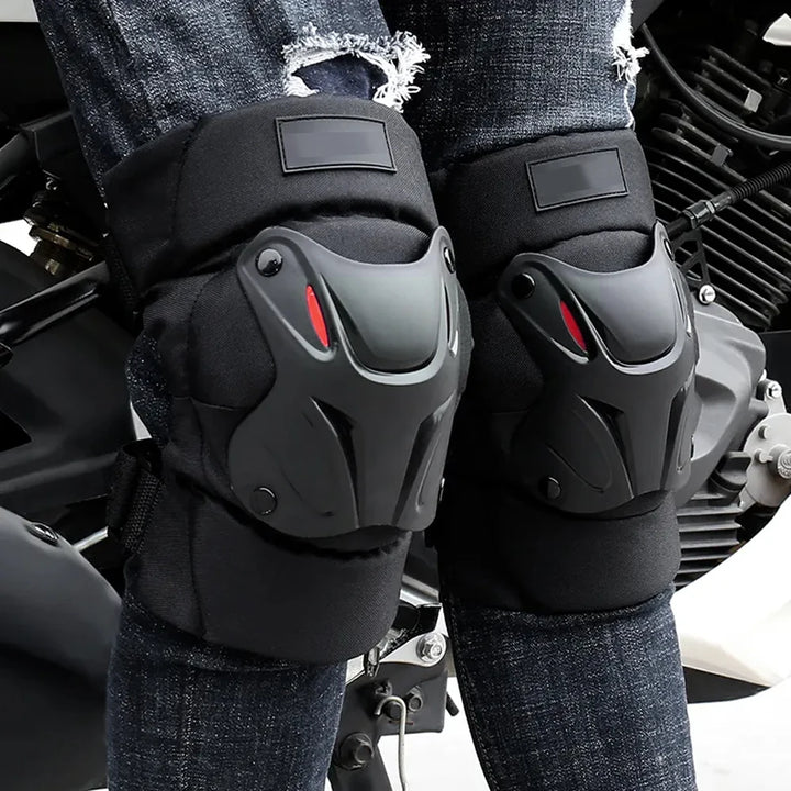 1 Pair Elbow Support Protective Motorbike Kneepads Motocross Motorcycle Knee Pads Riding Protector Racing Guards Protection Set