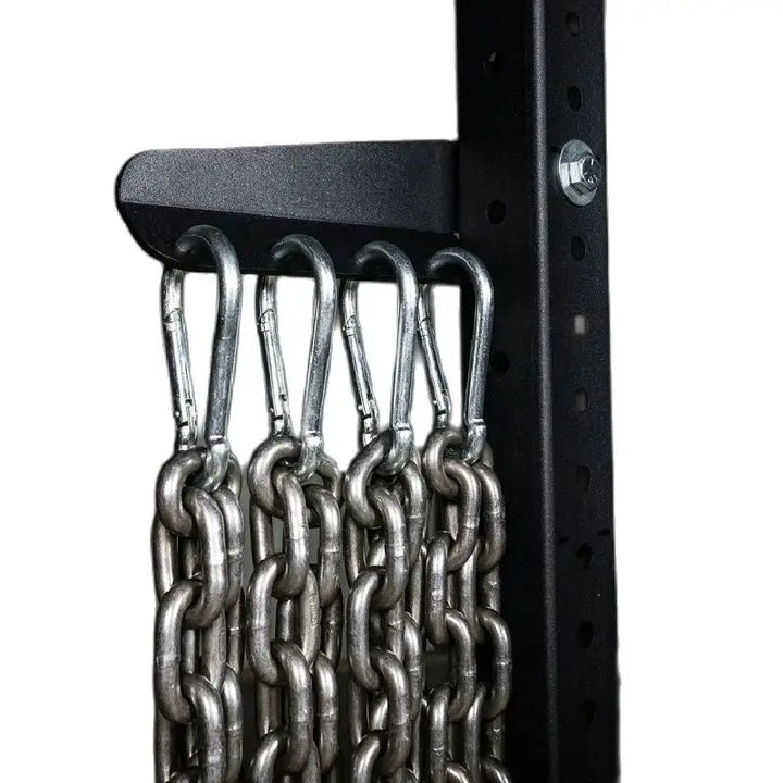 Gym Squat Rack Storage, Iron Chain Hook, Portable Exercise Equipment