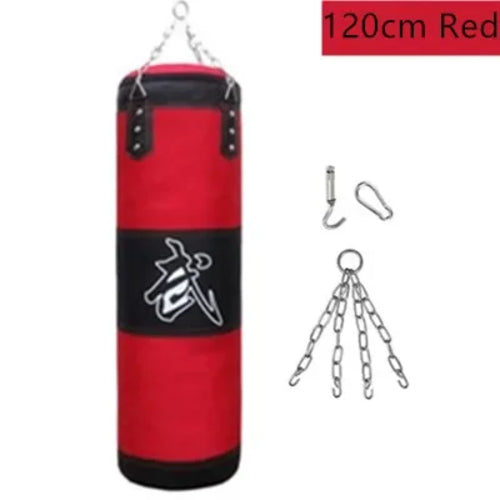 100/120cm Unfilled Heavy Punching Bag Professional Boxing Sandbag with