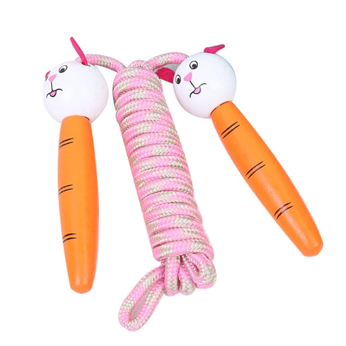 Kids Jump Ropes  Handle Sport Bodybuilding Fitness Cartoon Skipping