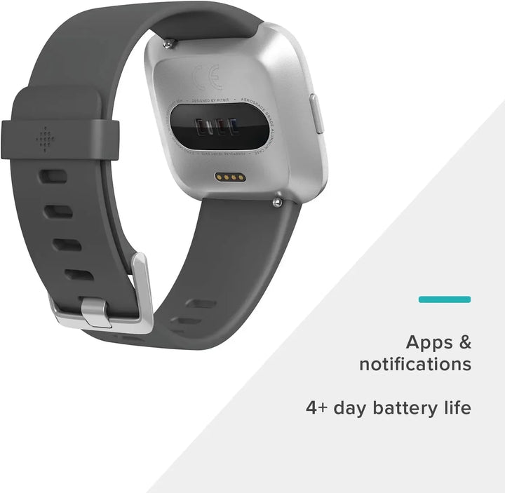 Fitbit Versa/Versa Lite Edition Smart Watch,GPS, One Size (S and L Bands Included)