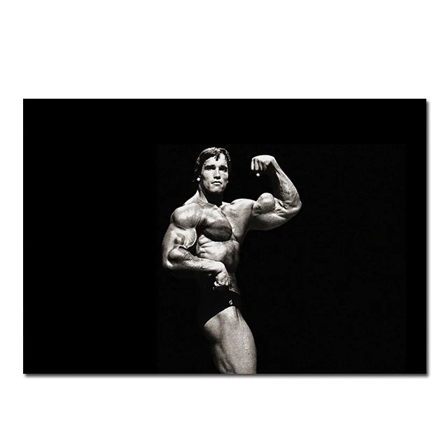 Arnold Schwarzenegger Fitness Posters and Prints Motivational Wall Art Canvas Paintings Modern Home Room Wall Decor