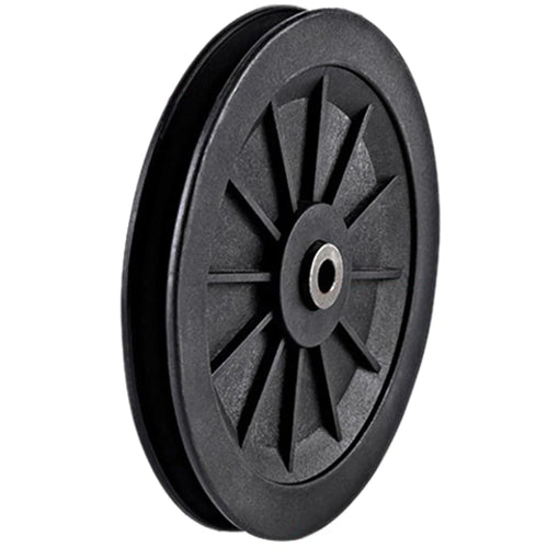 Nylon Bearing Pulley Wheel Round Black Wheel Cable Gym Fitness