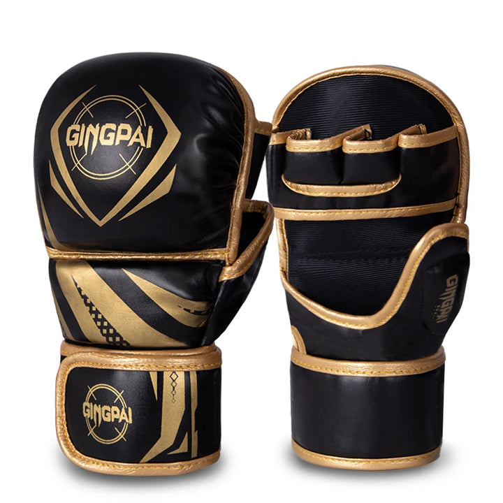 Professional MMA Half-Finger Fighting Boxing Gloves Thickened Sanda Free Fighting Mixed Martial Arts Training Gloves