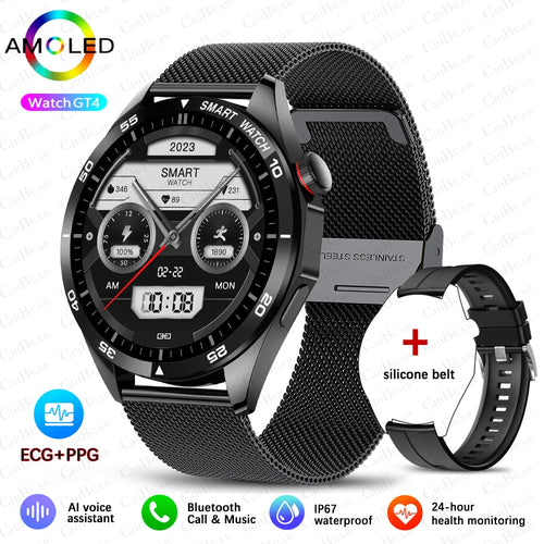 2023 New ECG+PPG Bluetooth Call Smart Watch Man AMOLED HD Screen Sport