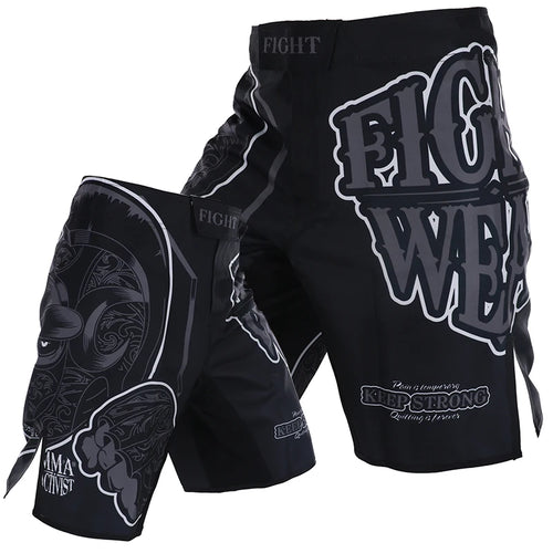 Tiger MMA Pants Combat Boxing Shorts for Men Fitness Gym Sports