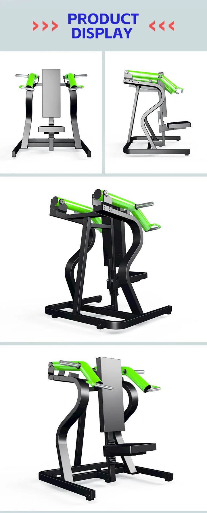 Fitness gym equipment plate loaded chest exercise integrated trainer shoulder press machine