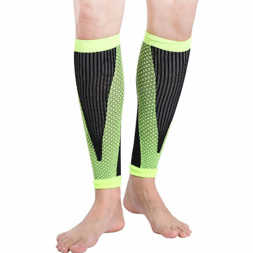 1Pair Compression Calf Sleeves Footless Leg Brace Sock For Running