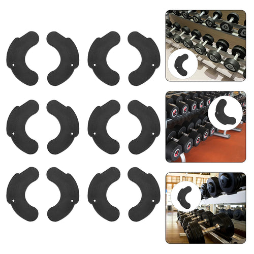 6 Pairs Belt Squat Attachment for Rack Dumbbell Tool Anti Slip