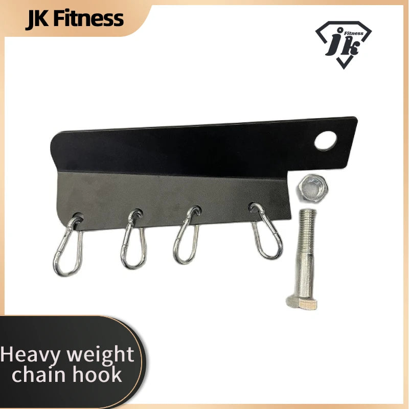 Gym Squat Rack Storage, Iron Chain Hook, Portable Exercise Equipment
