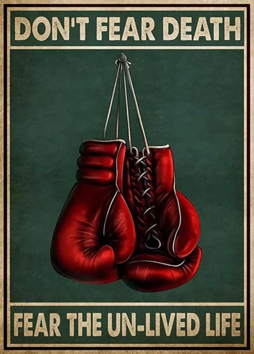 Boxing Art Posters and Prints Canvas Boxing You Get Old Poster