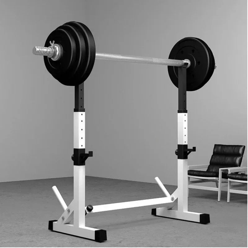 One-Piece Barbell Squat Rack Stand Steel Barbell Stand Weight Lifting
