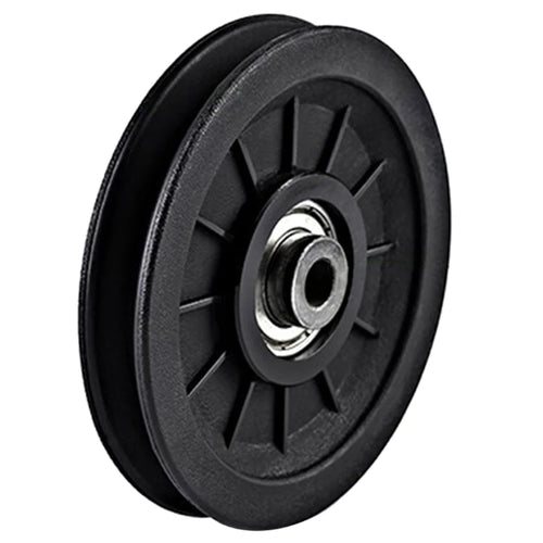 Nylon Bearing Pulley Wheel Round Black Wheel Cable Gym Fitness