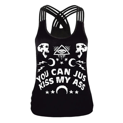 Summer Women Sport Vest 3D Print Yoga Shirt Running Fitness Quick Dry