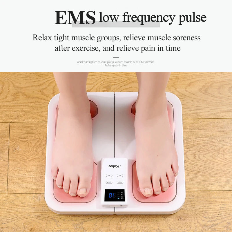 Foot Circulation EMS & TENS Nerve Muscle Massager Electric Foot