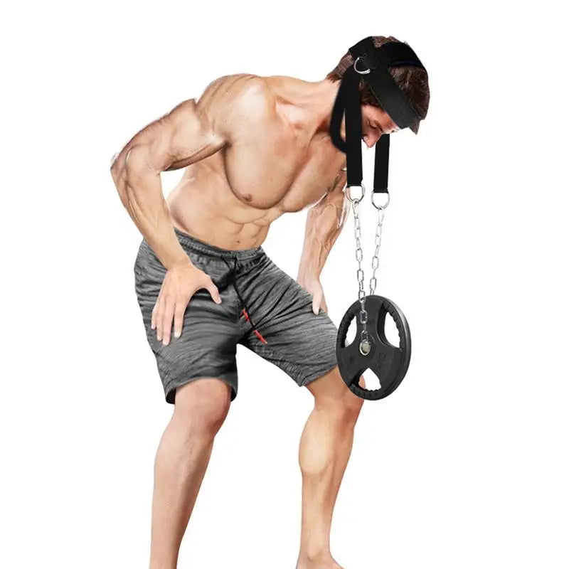 Head Neck Trainer Adjustable Neck Exerciser Head Harness Weight