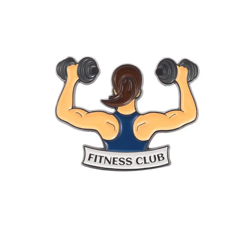 Creative Sports Fitness Around Girls Anti-dumbbell Design Alloy Enamel