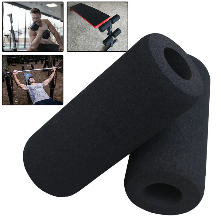 Fitness Foot Foam Pads Rollers Leg Extension For Weight Bench Home