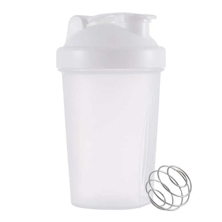 400ML Blender Shaker Bottle with Scale Protein Shakes Leakproof for Powder Workout Gym Sport Mixing Cup Water Bottle