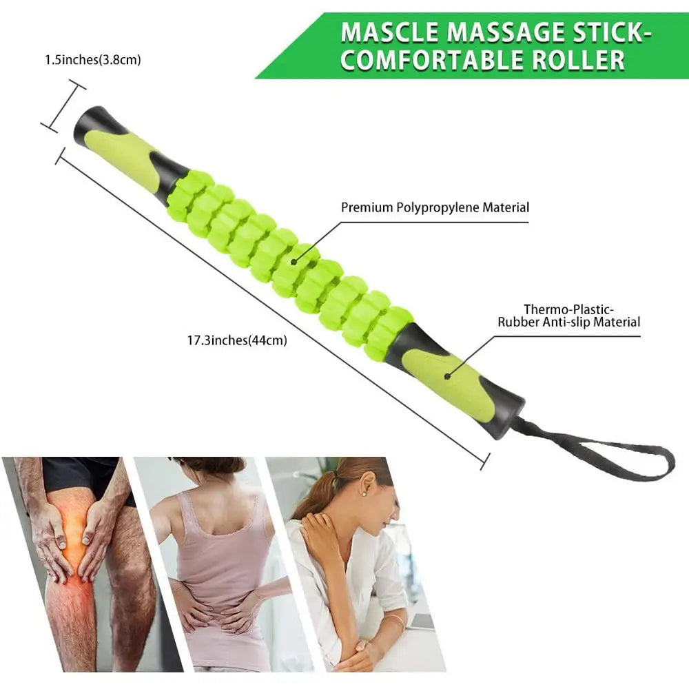 Muscle Roller Massage Stick for Athletes, Body Massager Soreness,