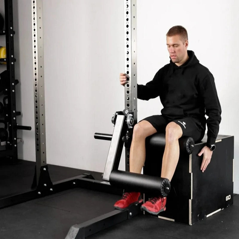 Leg muscle group training fitness equipment squat rack seated leg
