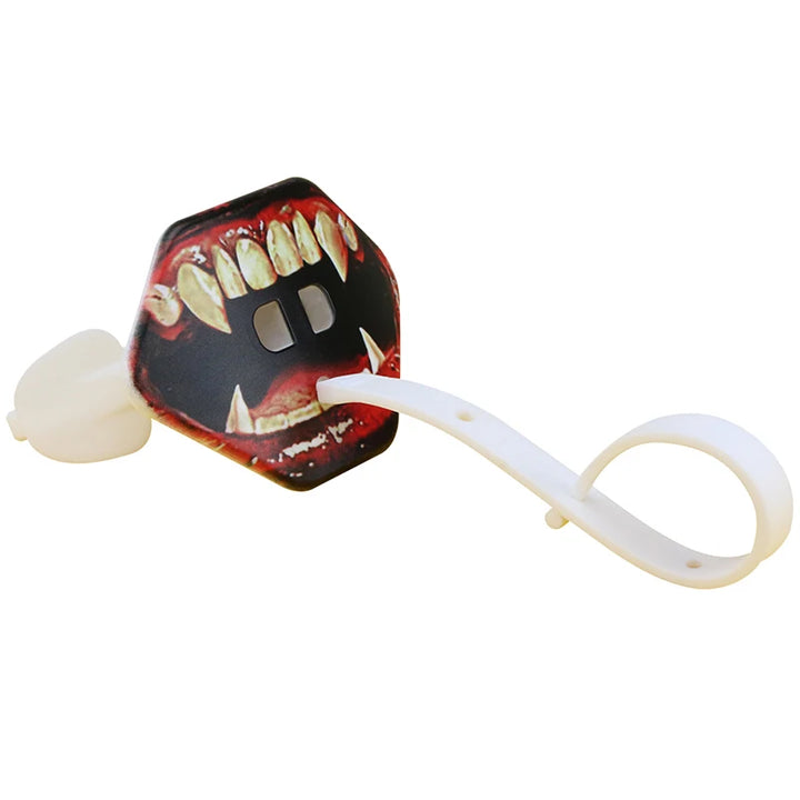 MMA Mouth Guard Lip Guard Boxing Rugby American Football Mouth Guard with Fangs Mouthpiece with Lip