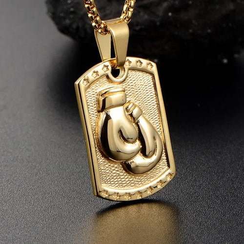 Personality Creative Domineering Knuckles Pendant Necklace for Men