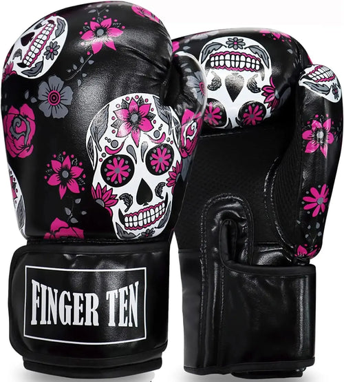 Boxing Gloves Women Punching Sparring Kickboxing MMA Training 1