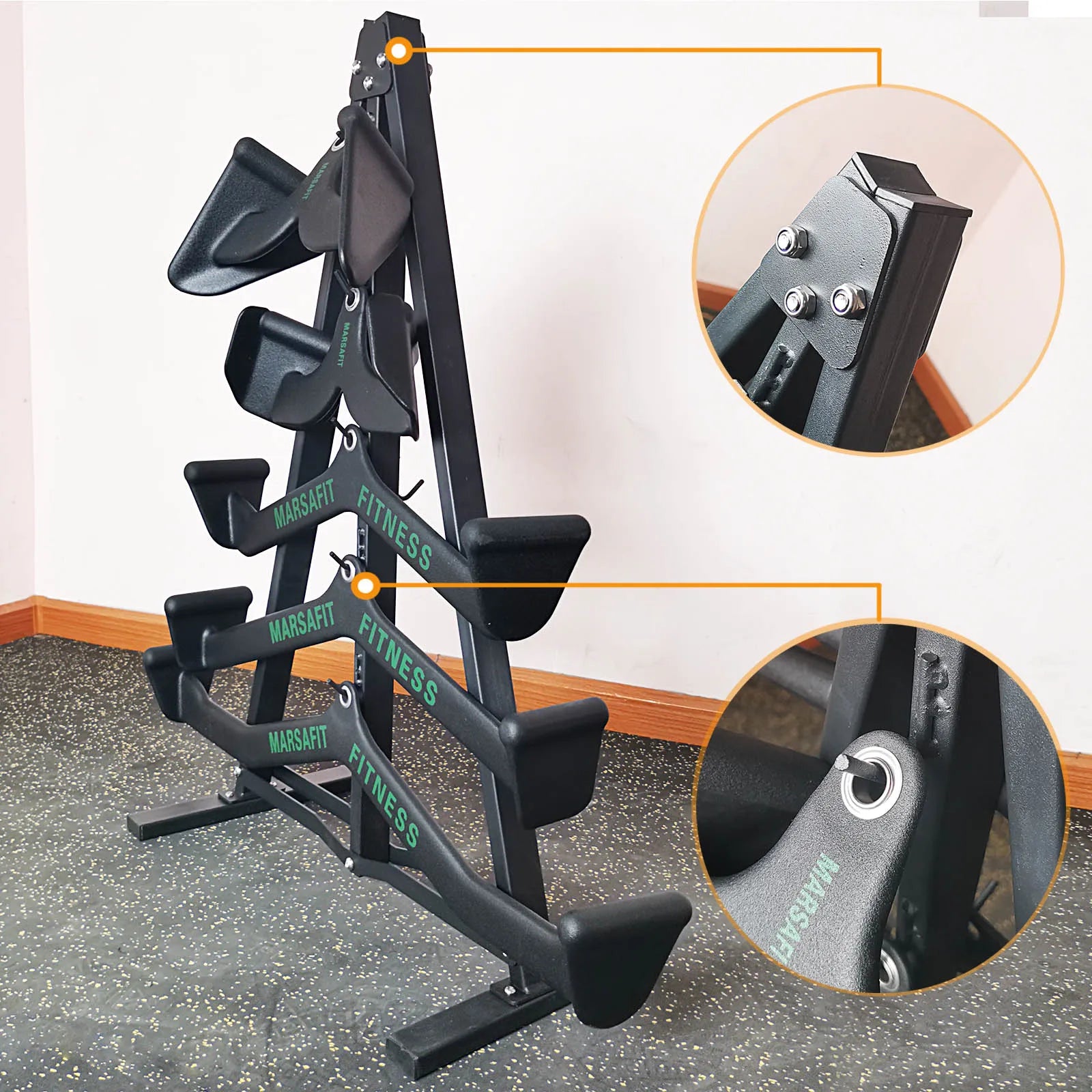 Detachable Floor/Wall Style Fitness Equipment Accessories Handle