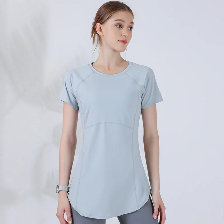 New Permeability Slim Yoga Shirts Quick Drying Fitness Workout Running