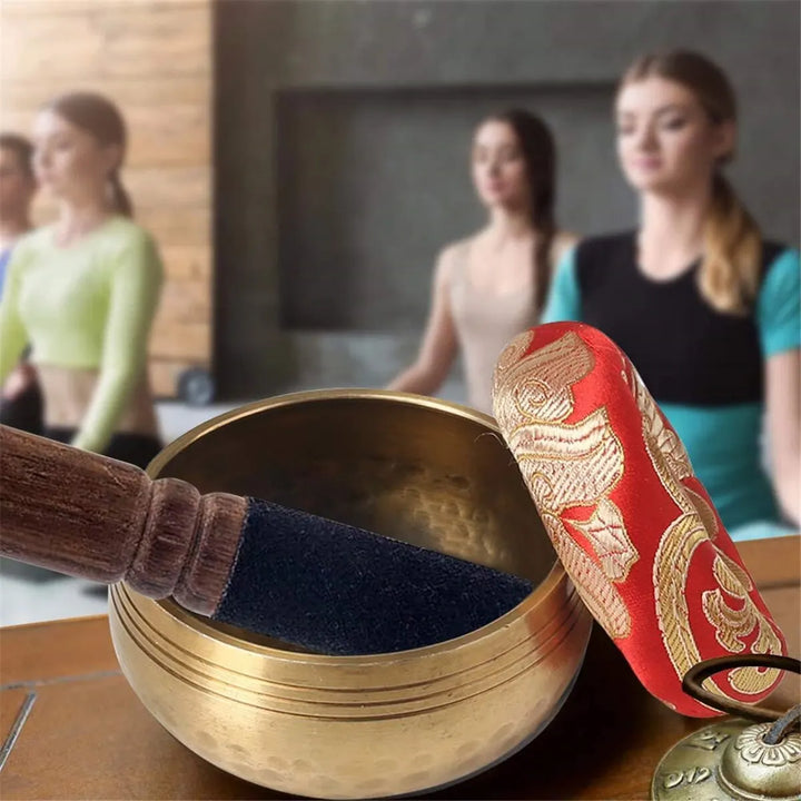 Tibetan Singing Bowl Set Sound Bowl Meditation Bowl Unique Gift