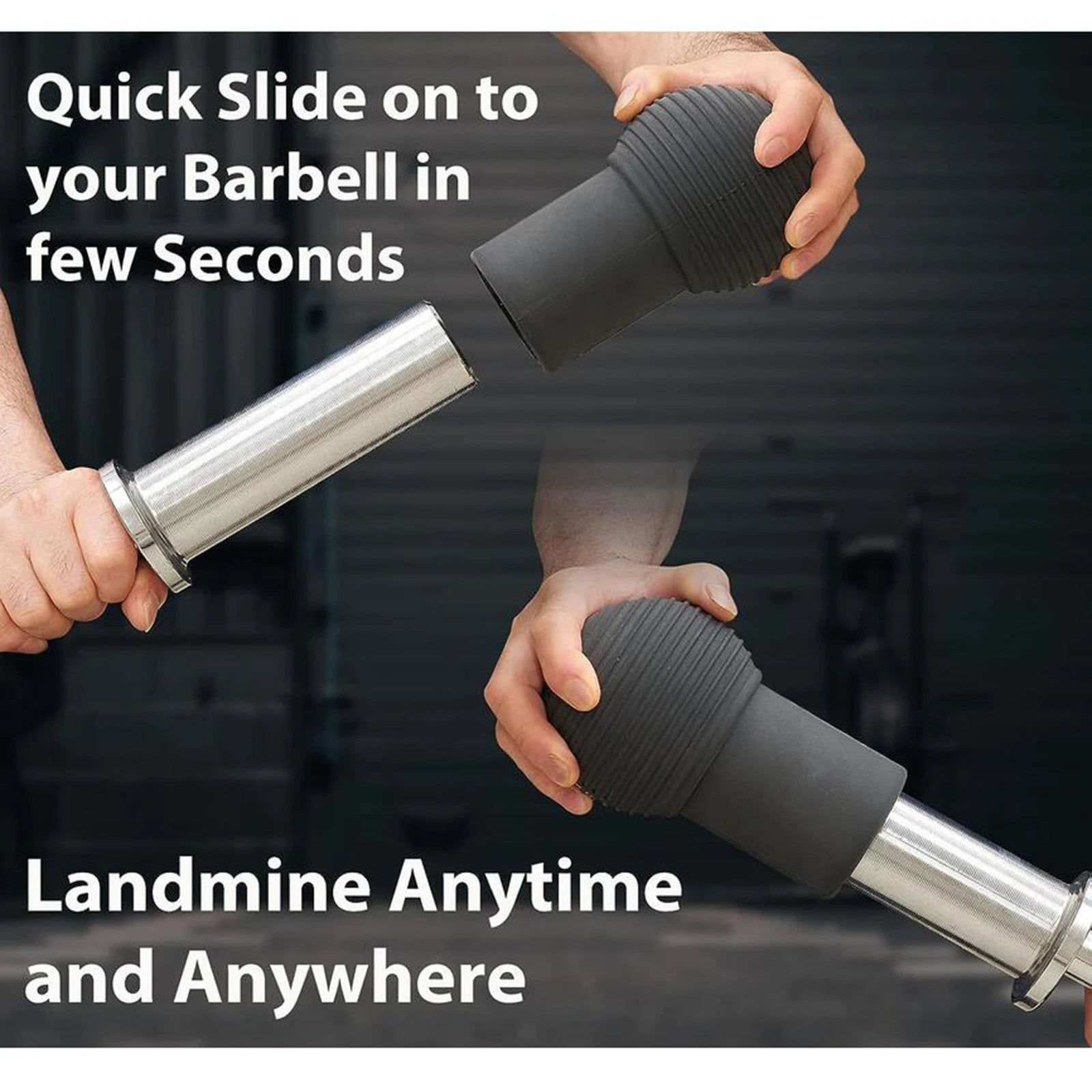 Landmine Attachment for Barbell T Bar Row Squat Rack Row Bar Row