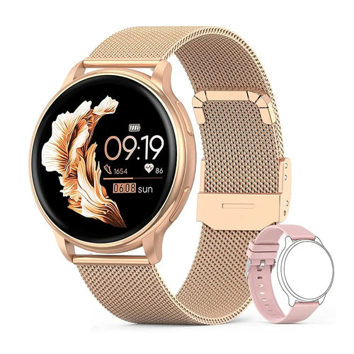 Bluetooth Call Smart Watch Women Custom Dial Steel Watches Men Sports