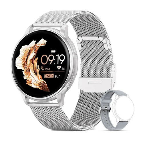 Bluetooth Call Smart Watch Women Custom Dial Steel Watches Men Sports