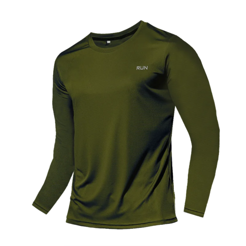 Quick Dry Breathable T-Shirt Sports Tops Training Clothes Long Sleeve