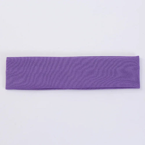 Elastic Cotton HairBand Fashion Headbands for Women Men Solid Running