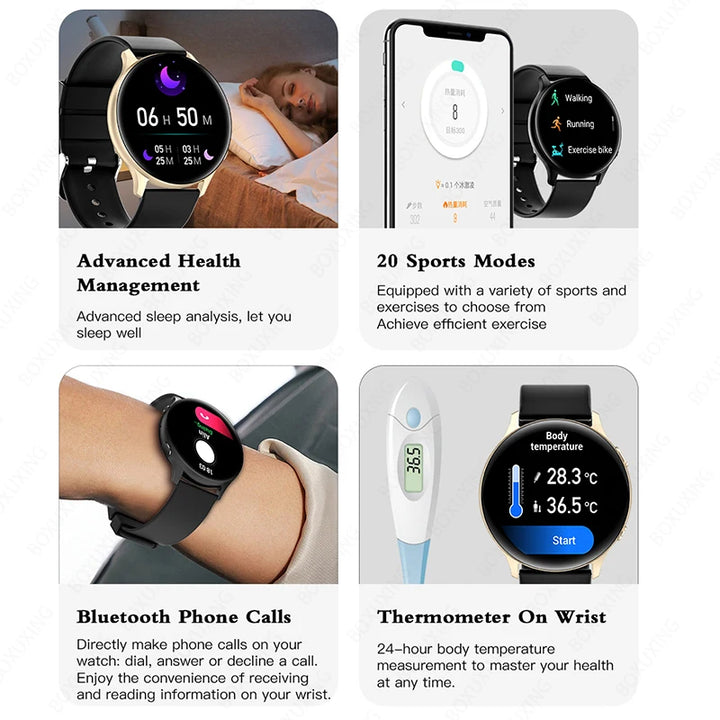 2023 OLED Fashion Smart Watch Ladies Heart Rate Blood Pressure