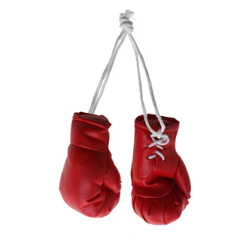 Mini Boxing Gloves Miniature Punching Gloves Car Hanging Pendant