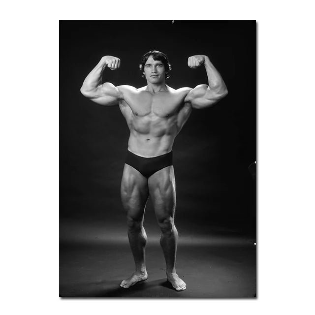 Arnold Schwarzenegger Fitness Posters and Prints Motivational Wall Art Canvas Paintings Modern Home Room Wall Decor