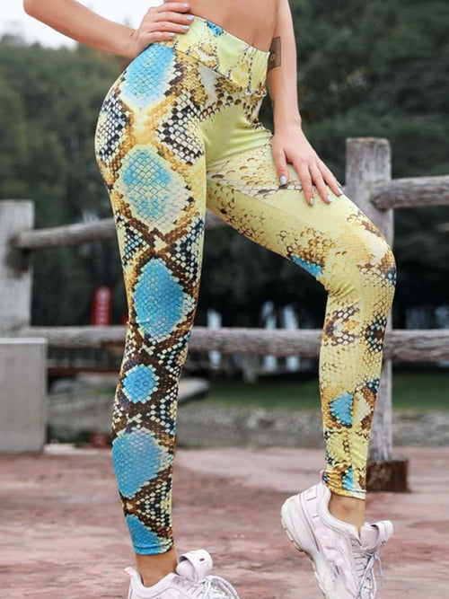 Workout Fitness Leggins Leopard Printed Outfits Yoga Pants Sexy