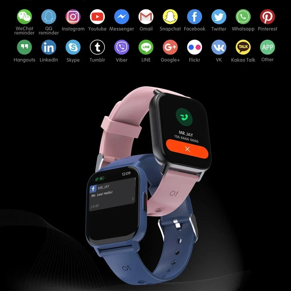 Xiaomi New 1.69 Inch Smart Watch Men Body Temperature Full Touch