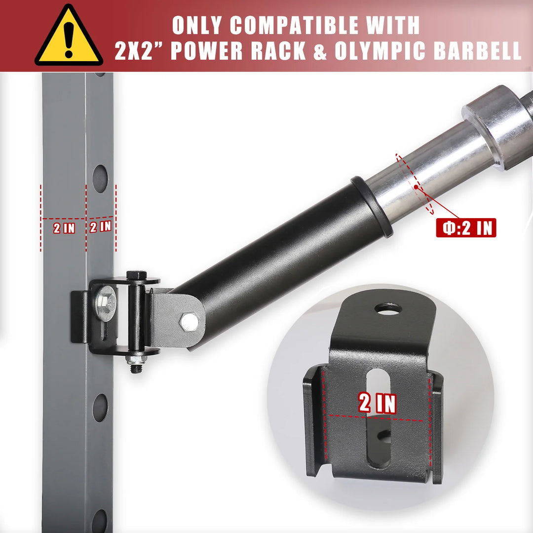 Rack Mounted Landmine Squat Attachment T-Bar Row Landmine Base Fit