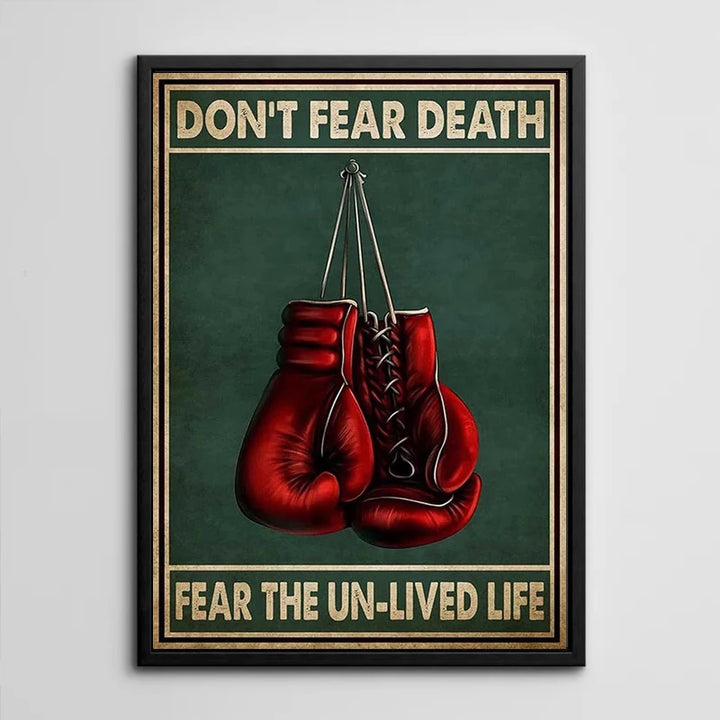 Boxing Art Posters and Prints Canvas Boxing You Get Old Poster