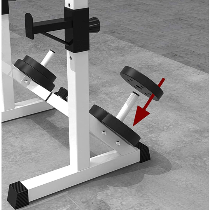 Barbell Rack Stand - Multifunctional Adjustable Squat Rack, Heavy-Duty