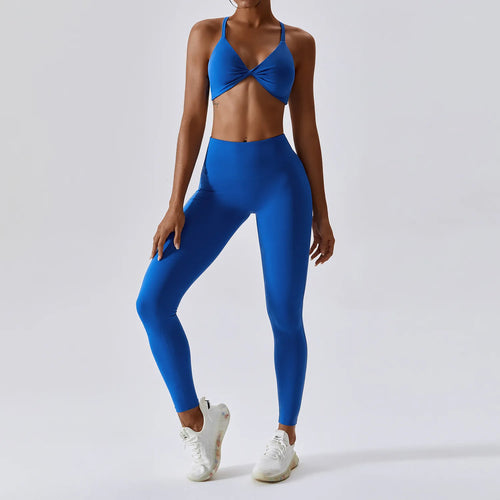Women's Tracksuit Seamless Yoga Set 2PCS Workout Sportswear Gym