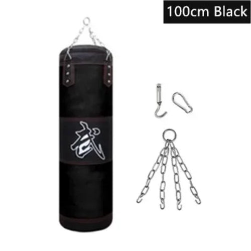 100/120cm Unfilled Heavy Punching Bag Professional Boxing Sandbag with