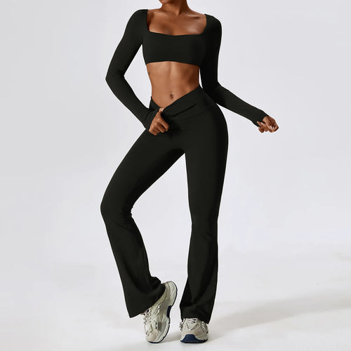 Yoga Set 2PCS Seamless Women Sportswear Workout Clothes Athletic Wear